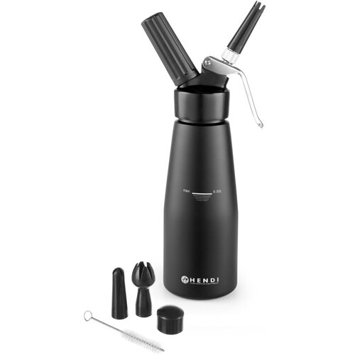 Hendi crna aluminijska boca za šlag Kitchen Line, 500 ml Cijene