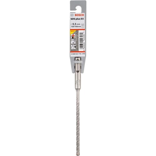 Bosch hamer burgija SDS-plus-5X 5,5 x 100 x 160 mm pakovanje od 1 komada - 2608833775 Slike