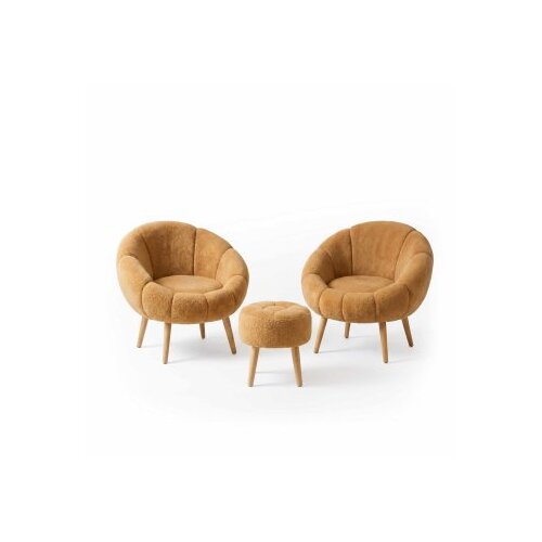 Atelier Del Sofa fotelje i tabure lida wellsoft brown Slike