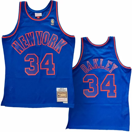 Mitchell And Ness Charles Oakley 34 New York Knicks 1996-97 Mitchell & Ness Swingman dres