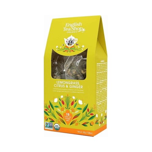 English Tea Shop Bio limunska trava, đumbir i citrusi - 15 vrećica čaja Cene