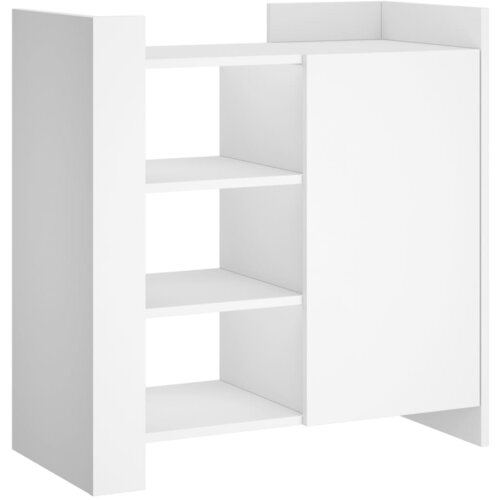 Maison Chic Komoda - Predalnik bela 73,5x35x75 cm inženirski les, (21716114) Slike