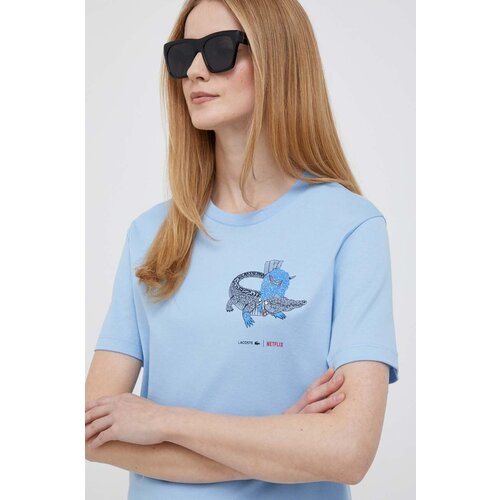 Lacoste Bombažna kratka majica x Netflix Slike