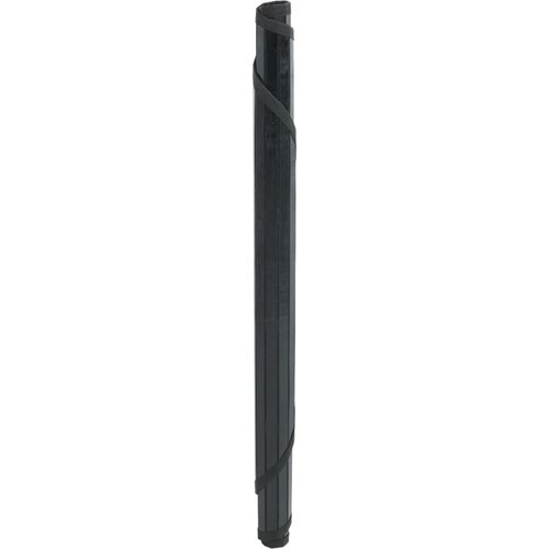  Okrugli tepih crni 100 cm bambus Slike