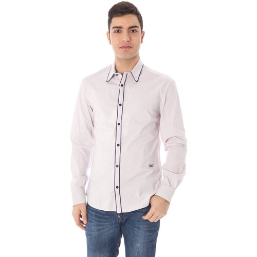 Costume National MEN&amp;amp;#39;S LONG SLEEVE PINK SHIRT Slike