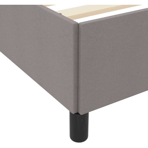  Krevet s opruga kutije Taupe Crna 120 x 200 cm Slike