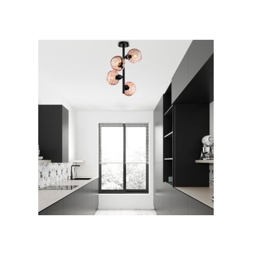 Opviq Luster Benek-15-14493, 40x40x55cm, IP20, Crno-roza Cijene