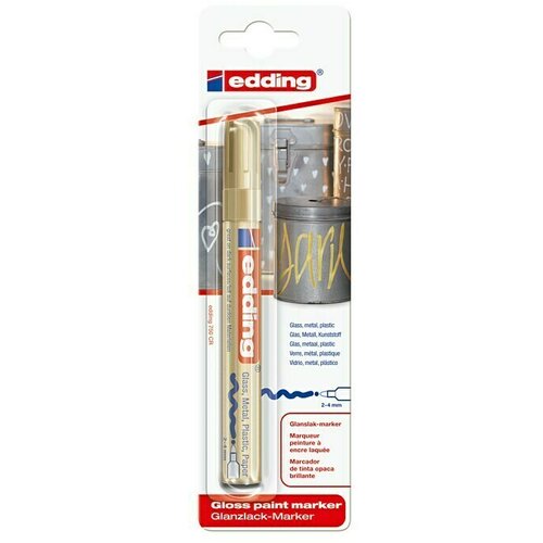 Edding Marker za ukrašavanje 750 (Širina linije: 2 mm - 4 mm, Zlatne boje) Cijene