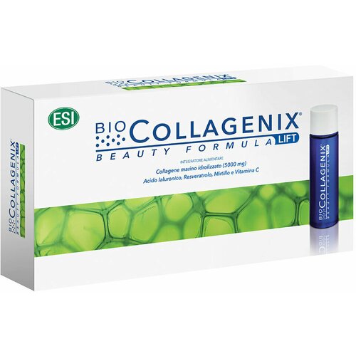 Esi biocollagenix anti-age preparat sa kolagenom, hijaluronskom kiselinom i mikronutrijentima za regeneraciju kože, kose i noktiju 10x30ml 107693 Cene