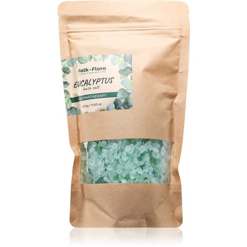 Folk & Flora Eucalyptus sol za sproščujočo kopel 500 g Cene