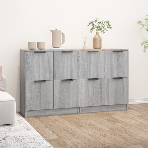 VidaXL Komode 2 kom boja hrasta sonome 60x30x70 cm konstruirano drvo Slike