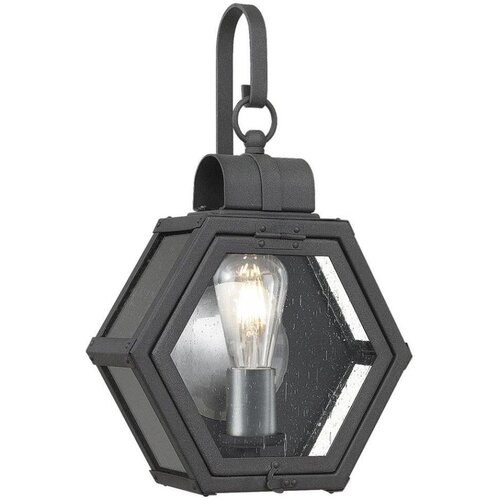 Quintiesse QN-HEATH-S-MB - Spoljna zidna svetiljka HEATH M 1xE27/60W/230V IP44 crna Cene