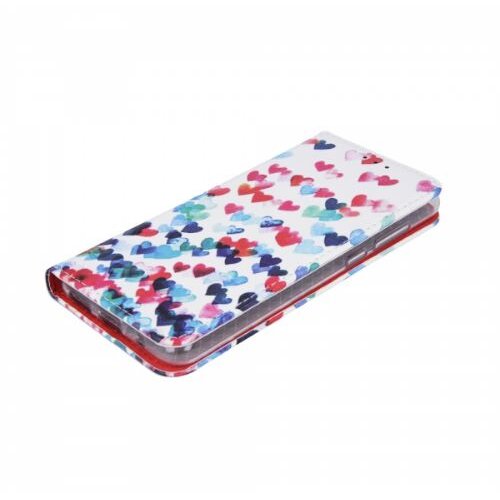  Preklopna torbica iPhone Xs Max - s srčki (Hearts) Slike