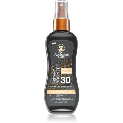 Australian Gold Instant Bronzer za&scaron;titna njega od UV zraka s bronzerom SPF 30 100 ml Cijene