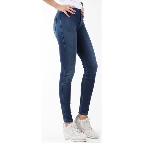 Wrangler Jeans skinny Jegging W27JGM85F Modra Cene