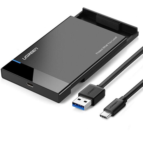 Ugreen 2.5 HDD ohi&amp;scaron;je USB-C vhod črno - box Slike