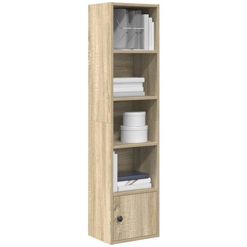 VidaXL Knjižna omara sonoma hrast 31x24x127 cm inženirski les Slike