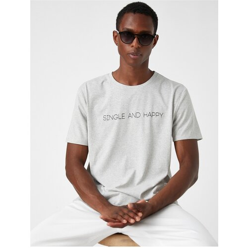 Koton T-Shirt - Gray - Regular fit Slike
