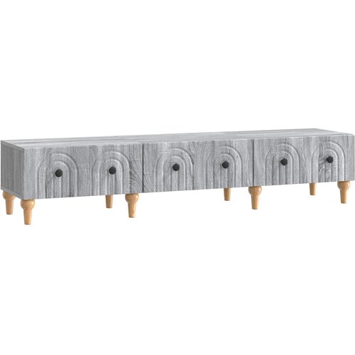 vidaXL TV ormar Siva sonoma 147 x 34 5 x 30 cm Konstruirano drvo - Siva sonoma Cijene