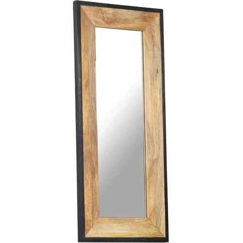 VidaXL Ogledalo od masivnog drva manga 110 x 50 cm Slike