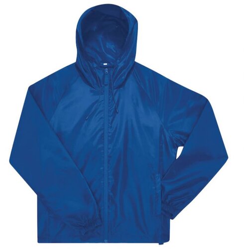  VJETROVKA S KAPULJAČOM ZIP UNISEX B&amp;amp;C # RESET LINED WINDBREAKER TAMNO PLAVA M Slike