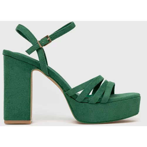 Answear Lab Sandale boja: zelena