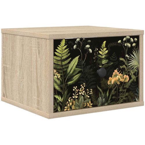 Wall-mounted noćni ormarić RHENEN Hrast sonoma 36 x 33 x 25 cm Slike