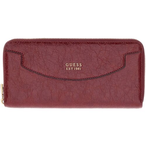 Guess Denarnice Antonia Slg Large Zip Around Bordo Slike