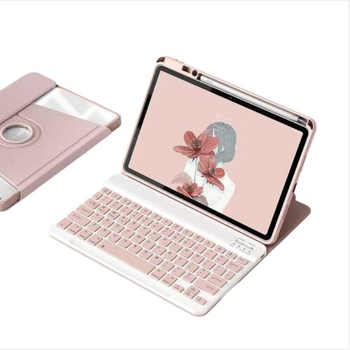 INF združljivo ohišje s 360° vrtljivo bluetooth tipkovnico za matepad 11 (2023) - roza, (5000080119) Cene