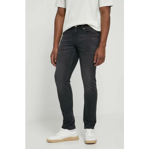 Calvin Klein Jeans Kavbojke moške, črna barva, J30J324851