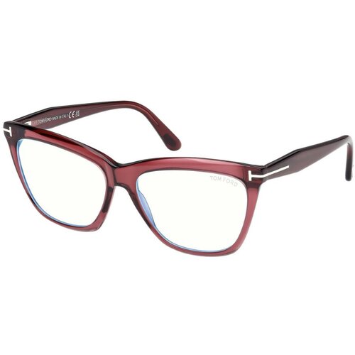 Tom Ford Ženski okvir za dioptrijske naočare Blue Block 0FT6064-B 7156, Bordo Cene