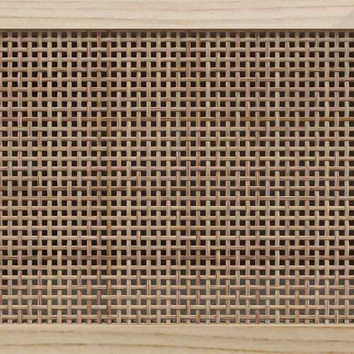  ormarić smeđi 80 x 30 x 40 cm od borovine i prirodnog ratana Slike