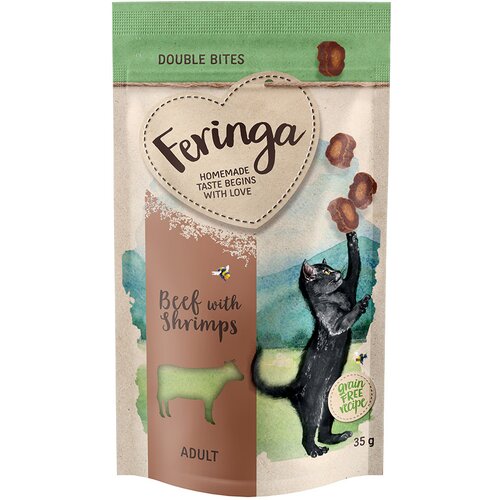 Feringa Double Bites govedina s kozicami Varčno pakiranje: 9 x 35 g Slike