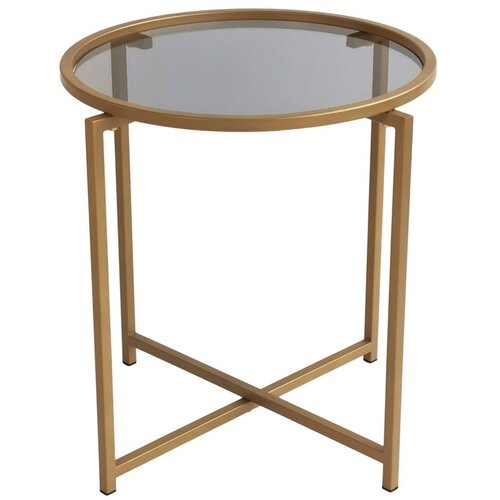 Neostill Okrogla stranska mizica ø 50 cm Gold - Neostill Cene