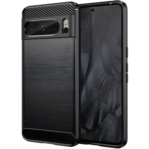 IZMAEL.eu Futrola Carbon Shield TPU za Google Pixel 8 Pro - Crna Cene