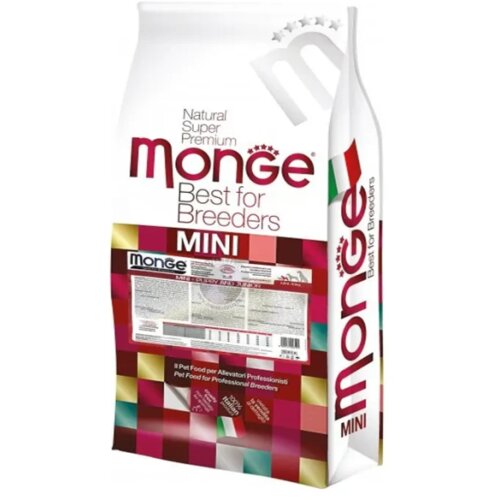 Monge Hrana za pse sa ukusom pačetine Best For Breeders Bwild Grain Free, Mini Adult, Duck, 15kg Slike