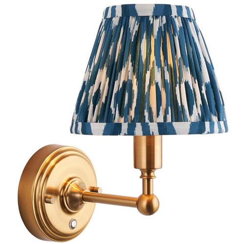  Endon 114827 - LED prigušiva punjiva zidna lampa BURLEY LED/1,5W/5V mesing/plava Cene
