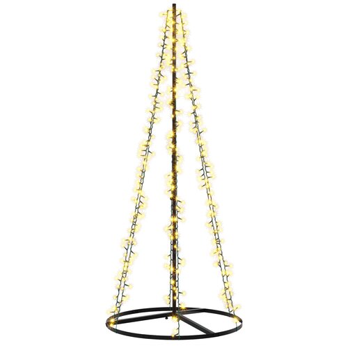  LED božićno drvce 540 LED lampica Topla bijela Čelik Slike