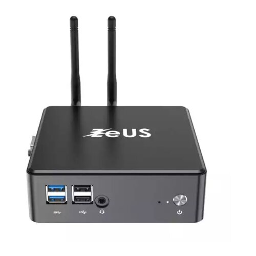 Zeus mini pc MPI10-P23 pentium G7505 3.50 GHz/DDR4/LAN/Dual WiFi/BT/HDMI/DP/RS232/USB c/ext ant Slike