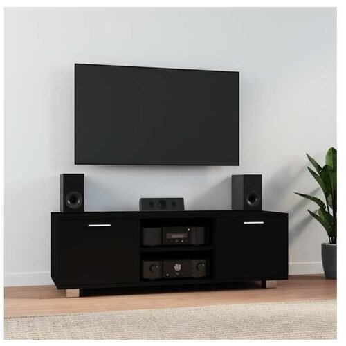 vidaXL TV omarica crna 120x40,5x35 cm inzenirski les Cene