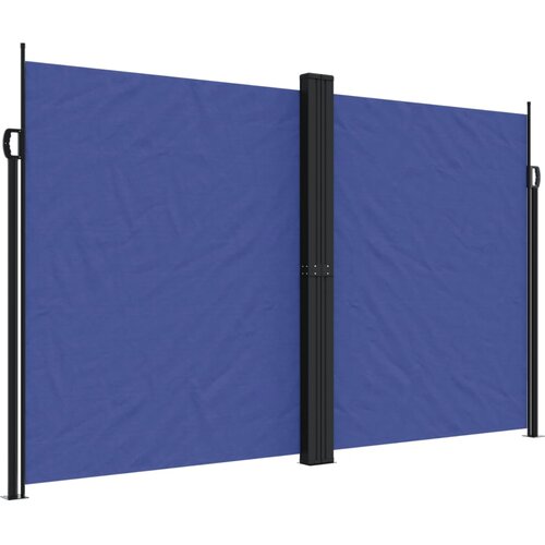  Bočna tenda na uvlačenje plava 200x1000 cm Slike