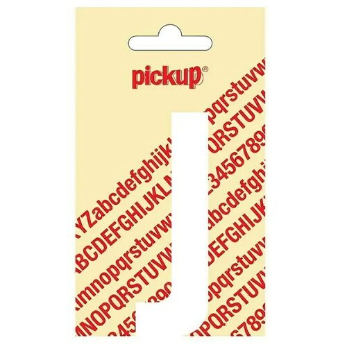 Nalepka Pickup (Motiv: J, bele barve, višina: 90 mm) Cene