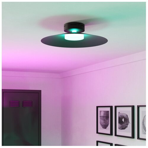 Eglo 902182 - led rgbw prigu&scaron;iva stropna svetiljka conomavilla-z LED/15,5W/230V crna Cene