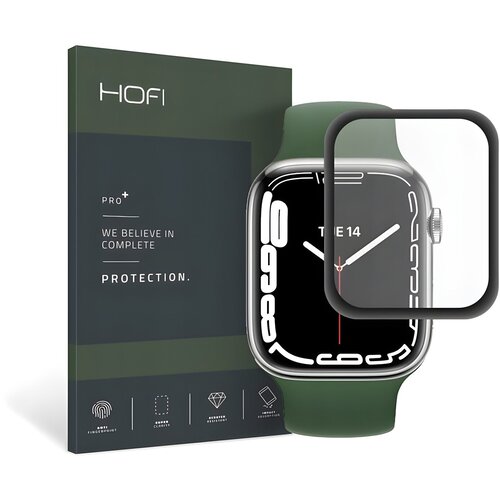 HOFI ochrann&amp;eacute; sklo na hodinky pre Apple Watch 7 45mm - Crna KP25578 Slike