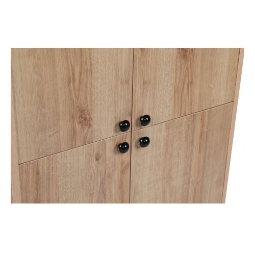Hanah home Senegal OakBlack Multi Purpose Cabinet Cene