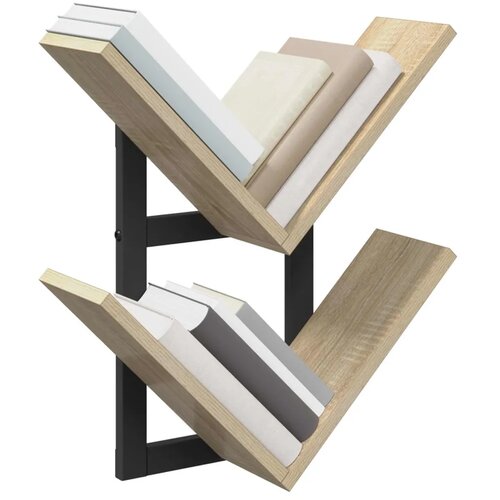  Floating polica za zid Hrast sonoma 43 x 15 x 47 cm - Hrast sonoma 1 Slike
