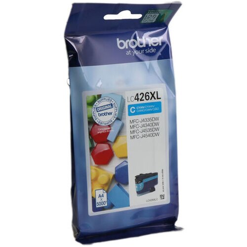 Brother &amp;quot;Tinte LC-426XLC Cyan bis zu 5.000 Seiten ISO/IEC 24711&amp;quot; Slike