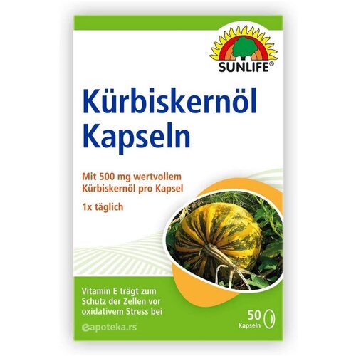 Sunlife ulje semena bundeve + vitamin e 50/1 Cene