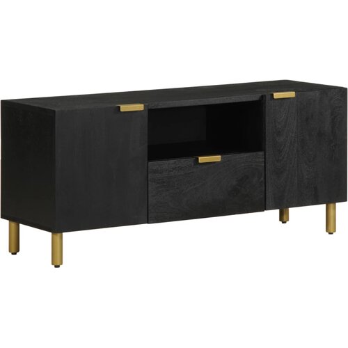 VidaXL TV ormarić crni 105 x 33 x 46 cm konstruirano drvo Slike
