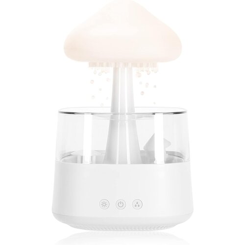 Venisymlis Rain Cloud Vlažilec Kapljanja Vode Z Nastavljivimi Led Lučmi Beli Hrup Vlažilna Namizna Fontana, (22060907) Cene